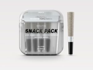 BOUTIQ SNACK PACK LIVE DIAMONDS 2.5G MINIS – FROSTIEZ INFUSED W / PURPLE PAPAYA