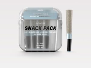 BOUTIQ SNACK PACK LIVE DIAMONDS 2.5G MINIS – CHERRY GAS INFUSED W / WHITE GUMMY