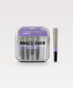 BOUTIQ SNACK PACK LIVE DIAMONDS 2.5G MINIS – PASSION FRUIT INFUSED W / GRAPEFRUIT HAZE