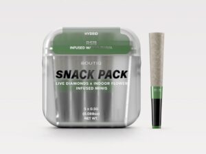 BOUTIQ SNACK PACK LIVE DIAMONDS 2.5G MINIS – RS11 INFUSED W / PINK GUAVA