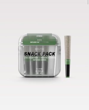 BOUTIQ SNACK PACK LIVE DIAMONDS 2.5G MINIS – RS11 INFUSED W / PINK GUAVA