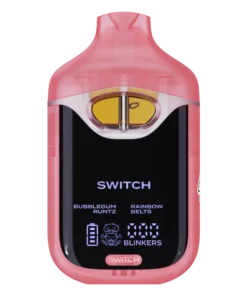 Boutiq Disposable V4 Bubblegum Runtz x Rainbow Beltz 2g dual tank device