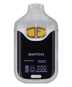 Boutiq V4 dual-tank disposable vape in Frostiez x Purple Papaya