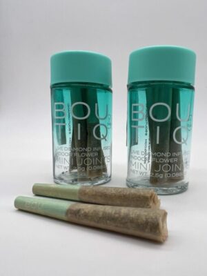 Boutiq Lemon Ice Live Diamond Infused Pre-Rolls (5 Pack)